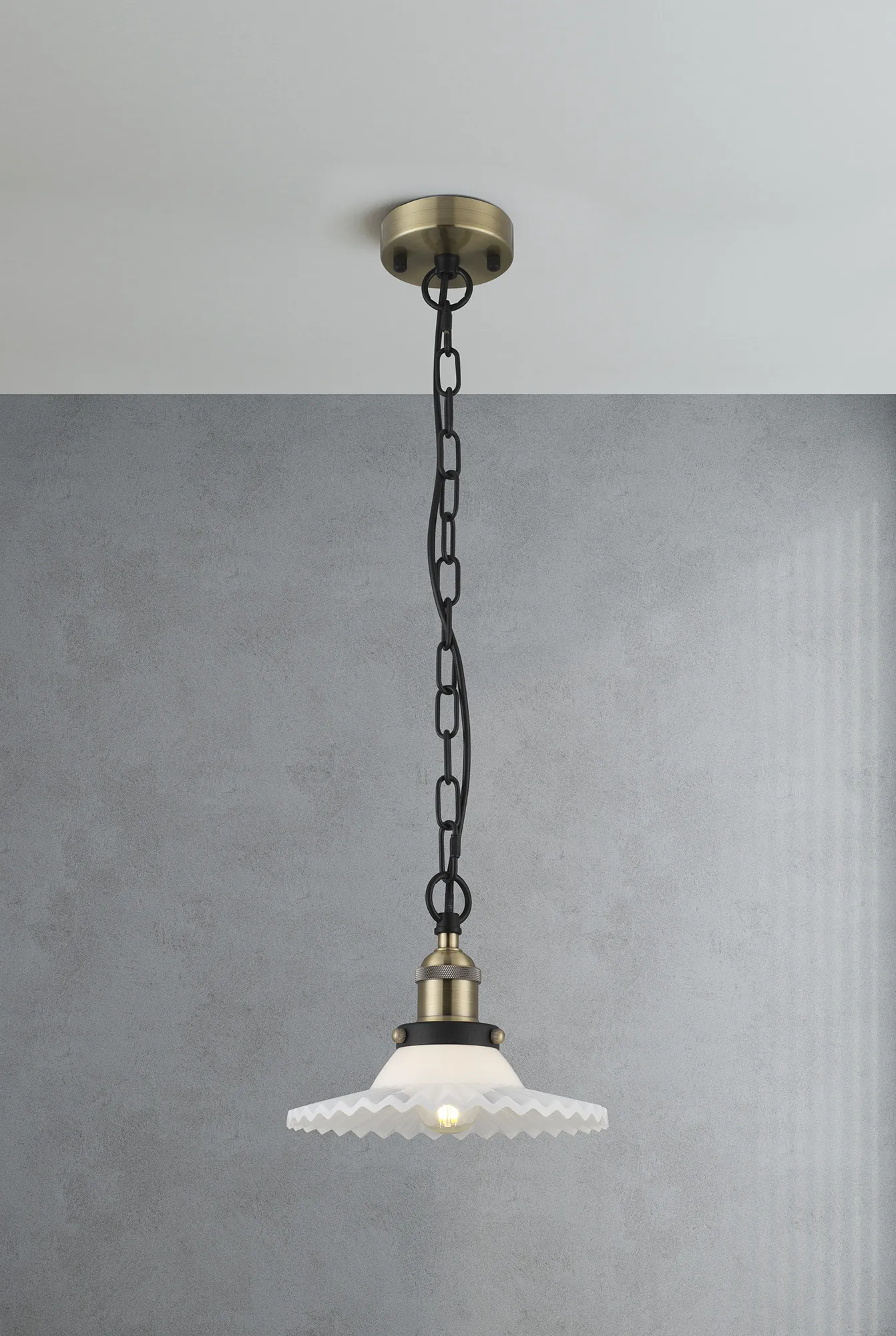 Walter-Antique Brass Ceiling Lights Deco Single Pendant